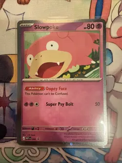 Pokemon TCG Slowpoke 086 (Cosmos Holo) Me: Mega Evolution Black Star Promo MINT - Image 2