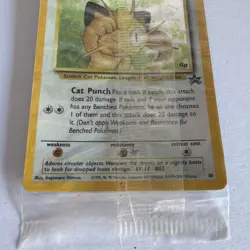 Pokemon TCG Meowth Holo Black Star Vintage 2000 Promo #10 Gameboy Exclusive NEW! - Image 2