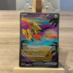 Pokemon TCG Tapu Koko EX Paradox Rift Holo Card 247/182 Special Illustration - Image 1