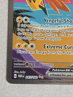 Pokemon TCG Tapu Koko EX Paradox Rift Holo Card 247/182 Special Illustration - Image 4