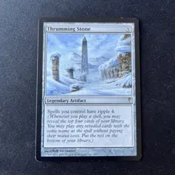 Magic The Gathering Thrumming Stone Coldsnap Regular Excellent - Image 1