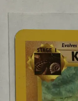 Pokemon TCG Kabuto 1st Edition 50/62 Fossil LP - Image 3