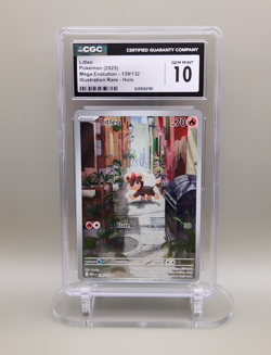 Pokemon TCG CGC 10 Litleo 139/132 ME01 Mega Evolution IR Holo ENG Teeziro - Image 1