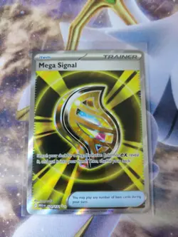 Mega Signal 171/132 Me01: Mega Evolution Holo Card Pokemon TCG - Image 1