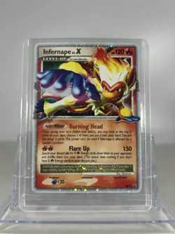 2007 Pokemon TCG Infernape LV.X DP10 Diamond and Pearl Black Star Promo - Image 3