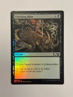 Finishing Blow Core Set 2021 Magic the Gathering Card - Image 1