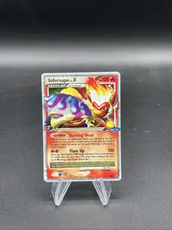 Infernape LV.X DP10 Holo 2007 Diamond and Pearl Black Star Promo Ultra RareNM/LP - Image 1
