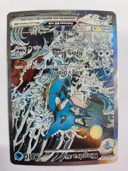 Pokemon TCG Kingdra ex 131 Scarlet & Violet Black Star Promo Full Art NM - Image 3