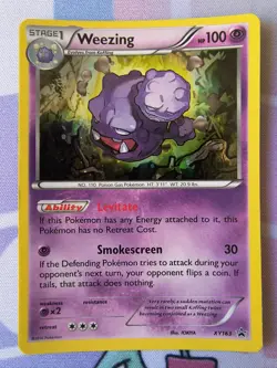 Pokemon Card TCG - Weezing - XY163 - Cosmos Holo - XY Black Star Promo - Image 1