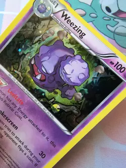Pokemon Card TCG - Weezing - XY163 - Cosmos Holo - XY Black Star Promo - Image 2