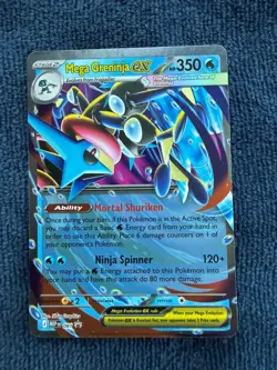 Pokemon TCG: Mega Greninja ex 081 Black Star Promo Near Mint - Image 1