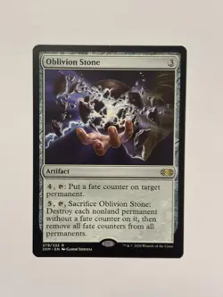 Oblivion Stone Double Masters Magic the Gathering Card - Image 1