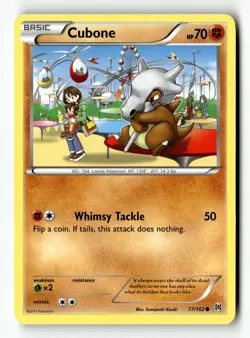 Pokemon Card Cubone LP XY - BREAKthrough 77/162 - Image 1