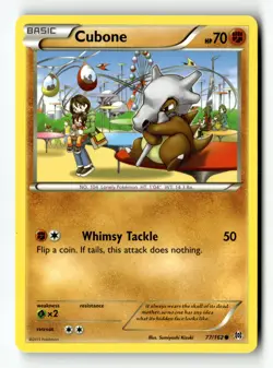 Pokemon Card Cubone LP XY - BREAKthrough 77/162 - Image 1