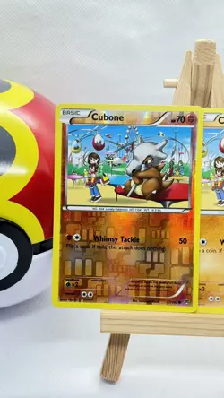 Pokemon Card Cubone 77/162 XY - BREAKthrough Reverse Holo & regular LP - Image 2
