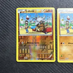 Pokemon Card Cubone 77/162 XY - BREAKthrough Reverse Holo & regular LP - Image 4