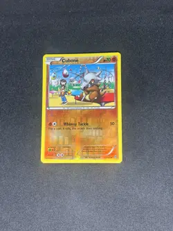 Pokemon Card Cubone LP XY - BREAKthrough Reverse Holo Common 77/162 - Image 1