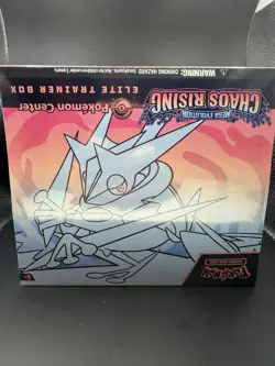 Pokemon Chaos Rising Pokemon Center ETB Elite Trainer Box Factory Sealed New - Image 1
