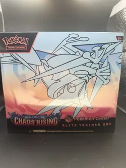 Pokemon Chaos Rising Pokemon Center ETB Elite Trainer Box Factory Sealed New - Image 2