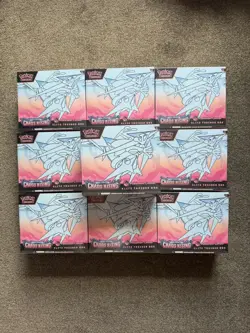 X10 Pokemon TCG Chaos Rising Pokemon Center ETB Elite Trainer Box Factory Sealed - Image 1