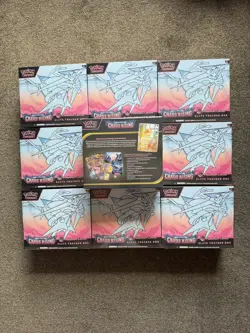 X10 Pokemon TCG Chaos Rising Pokemon Center ETB Elite Trainer Box Factory Sealed - Image 2