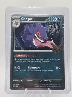 Gengar 057/091 Trick or Trade 2024 Cosmos Holo Rare Stamped Pokemon TCG - Image 1