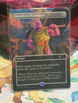 MTG Swords To Plowshares P 0001 PSA Magazine Promo Sealed Magic The Gathering - Image 2