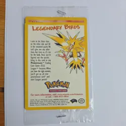 Sealed Legendary Birds Black Star Promo Pokemon Cards X3 Sealed Packs - Image 2