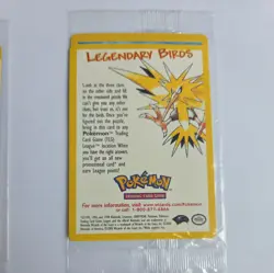 Sealed Legendary Birds Black Star Promo Pokemon Cards X3 Sealed Packs - Image 3