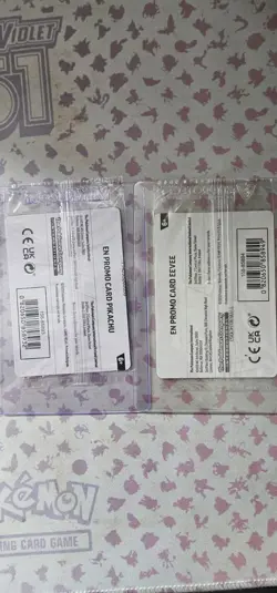 Pokemon Pikachu and Eevee 'Pokemon Together' Sealed Promo Cards Set - Image 3