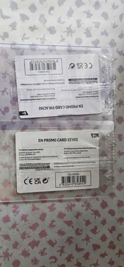 Pokemon Pikachu and Eevee 'Pokemon Together' Sealed Promo Cards Set - Image 4