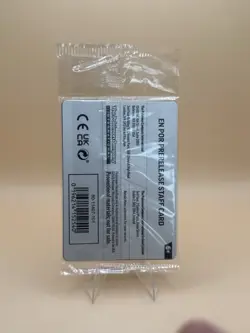 Pokemon TCG: Perfect Order STAFF Promo Cards (4 Cards) SEALED - Image 2