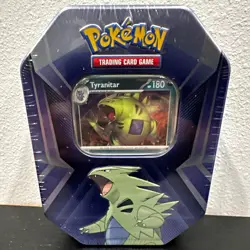 Pokemon TCG Tyranitar Tin, Sealed, 30 cards plus 1 Holo Promo, English (1) - Image 1