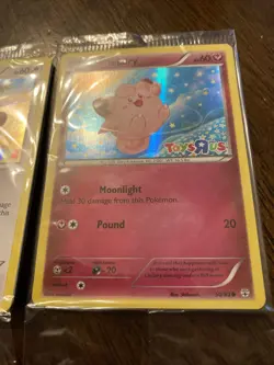 SEALED Pokemon 2016 Meowth & Clefairy Toys R Us Promo Sealed Cards 53 50 NM HOLO - Image 5