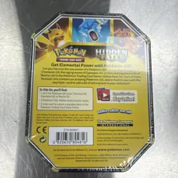 Pokemon TCG Hidden Fates Sealed Gyarados GX Tin Promo Booster Box 10 Cards 2019 - Image 2