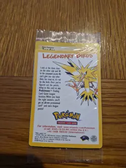 Pokemon TCG Ancient Mew and Legendary Birds Set Promo Cards SEALED - Image 3