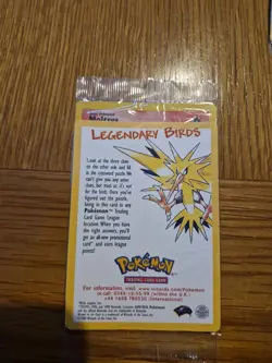 Pokemon TCG Ancient Mew and Legendary Birds Set Promo Cards SEALED - Image 5