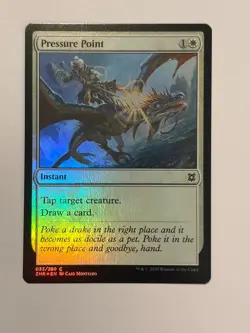 Pressure Point Zendikar Rising Foil Magic the Gathering Card - Image 1