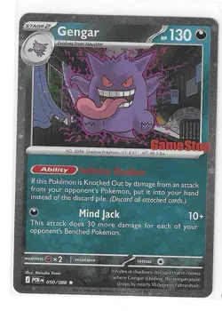 Pokemon TCG Gengar GameStop Stamped Holo Promo 130 HP 050/088 English - Image 3