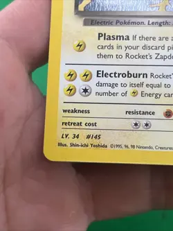 Rocket's Zapdos 15/132 Gym Challenge Holo Pokemon TCG LP 2000 - Image 5