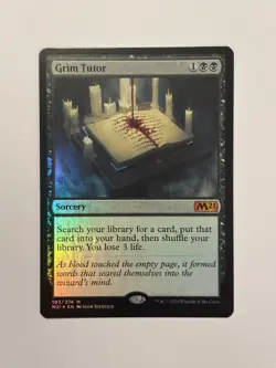 Grim Tutor Core Set 2021 Foil Magic the Gathering Card - Image 1