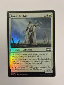Basri's Acolyte Core Set 2021 Foil Magic the Gathering Card - Image 1