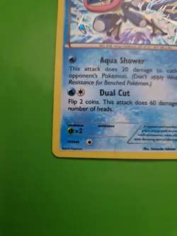 Pokemon TCG Greninja XY162 Holo Black Star Promo Card HP/Damaged - Image 5