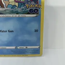 Pokemon TCG Squirtle SWSH233 Black Star Promo Holo Pokemon GO NM Card - Image 4