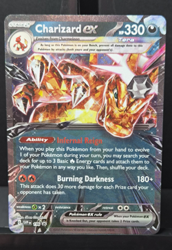 Pokemon TCG Charizard ex SVP 196 Black Star Promo Holo English N/M - Image 1