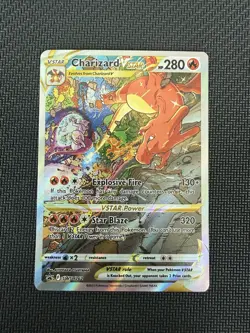 Pokemon TCG Charizard VSTAR SWSH262 Holo Black Star Promo Near Mint - Image 1