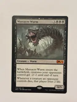 Massacre Wurm Core Set 2021 Magic the Gathering Card - Image 1
