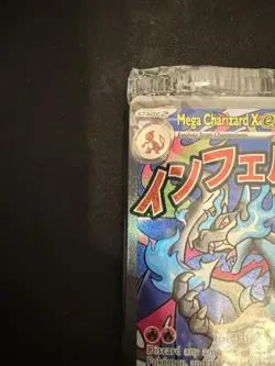 Pokemon TCG Mega Charizard x Ex Promo Card Sealed Holo - Image 2