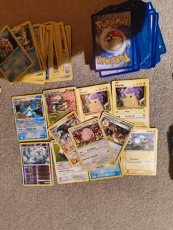 413 Pokemon Cards Bulk Job Lot 2002-2016 Holos Rares Pikachu Genuine - Image 1
