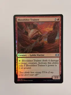 Bloodshot Trainee Double Masters Foil Magic the Gathering Card - Image 1
